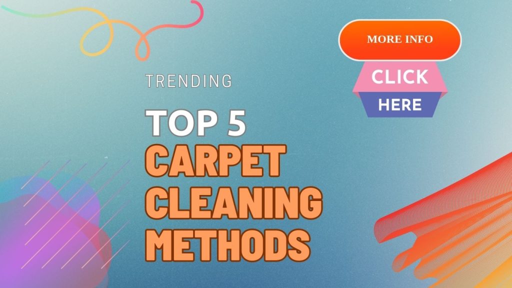 top 5 carpet cleaning methods